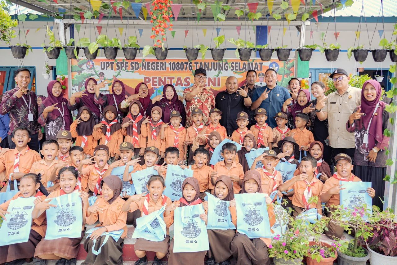 Sekolah Dibangun, Perawatan Jangan Dilupakan: Pesan Bupati Deli Serdang di SDN 108076