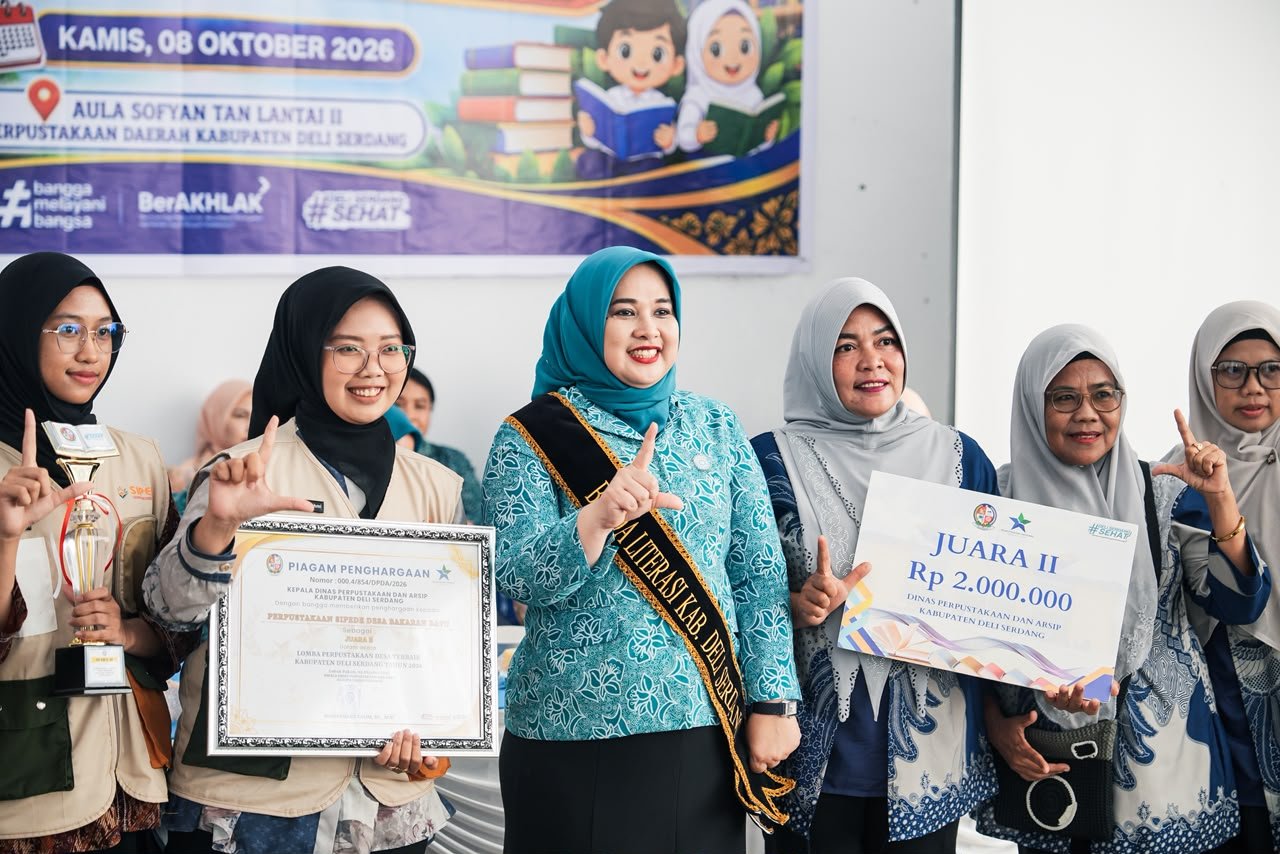 "Padepokan Iqro Desa Kolam Terbaik, Perpustakaan Desa Deli Serdang Diminta Tak Sekadar Aktif Saat Lomba."