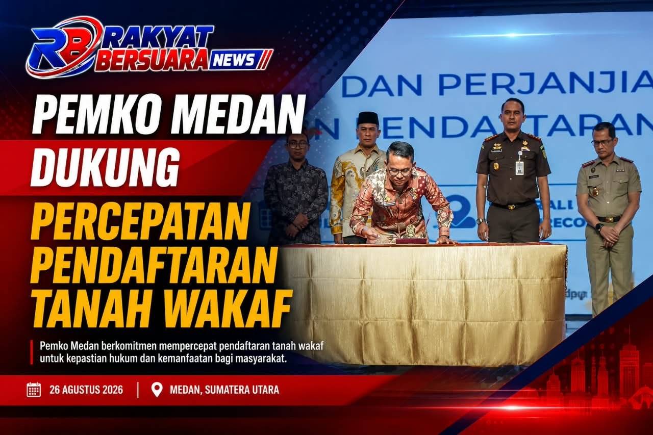 Pemko Medan Dukung Percepatan Pendaftaran Tanah Wakaf