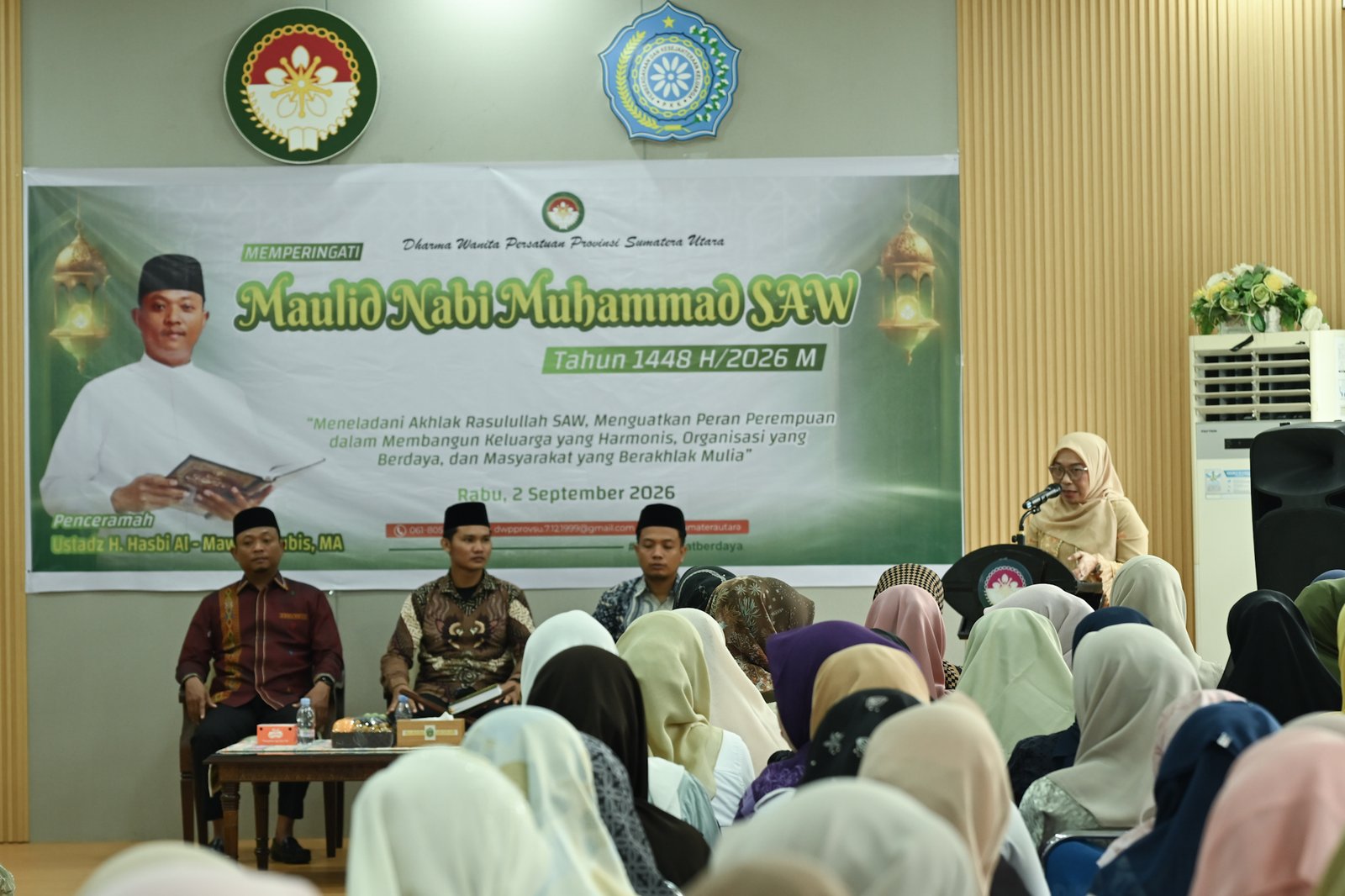 Perkuat Peran Perempuan, Ketua DWP Sumut Ajak Anggota Teladani Akhlak Nabi Muhammad SAW