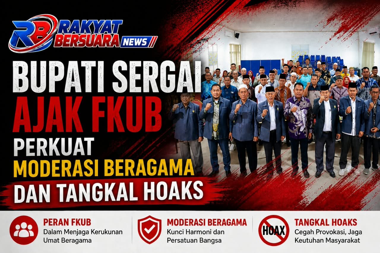 Bupati Sergai Ajak FKUB Perkuat Moderasi Beragama dan Tangkal Hoaks