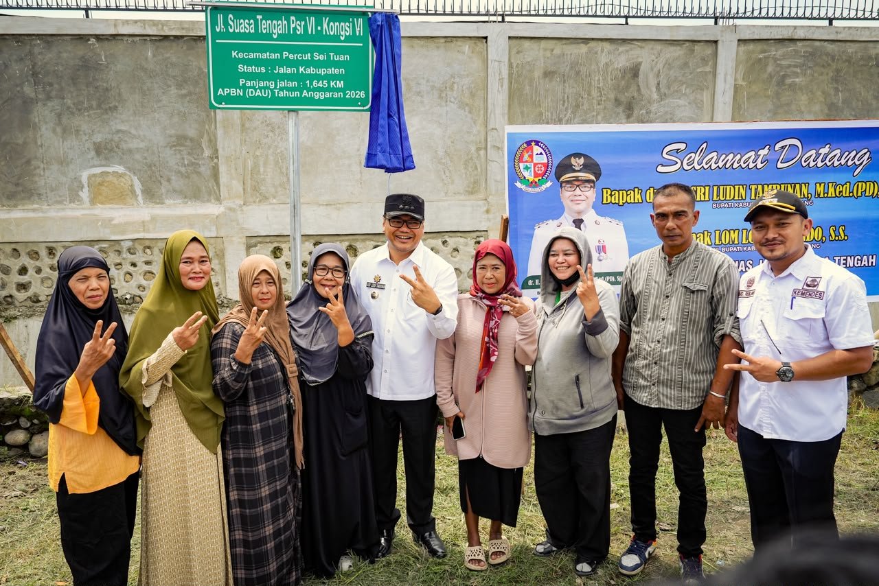 Bebas Lobang, Pengaspalan Jalan Suasa Tengah Pasar VI–Kongsi VI Percepat Mobilitas Warga