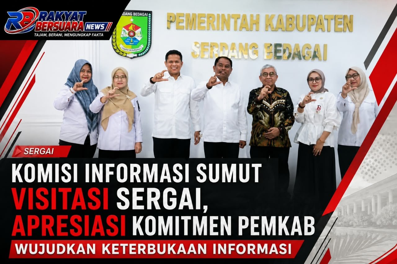 Komisi Informasi Sumut Visitasi Sergai, Apresiasi Komitmen Pemkab Wujudkan Keterbukaan Informasi