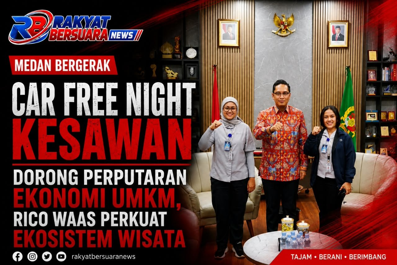 Car Free Night Kesawan Dorong Perputaran Ekonomi UMKM, Rico Waas Perkuat Ekosistem Wisata