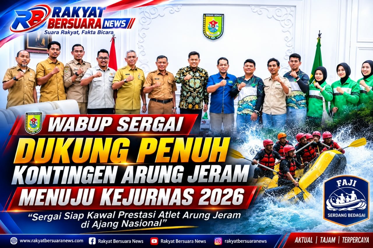 Wabup Sergai Dukung Penuh Kontingen Arung Jeram Menuju Kejurnas 2026