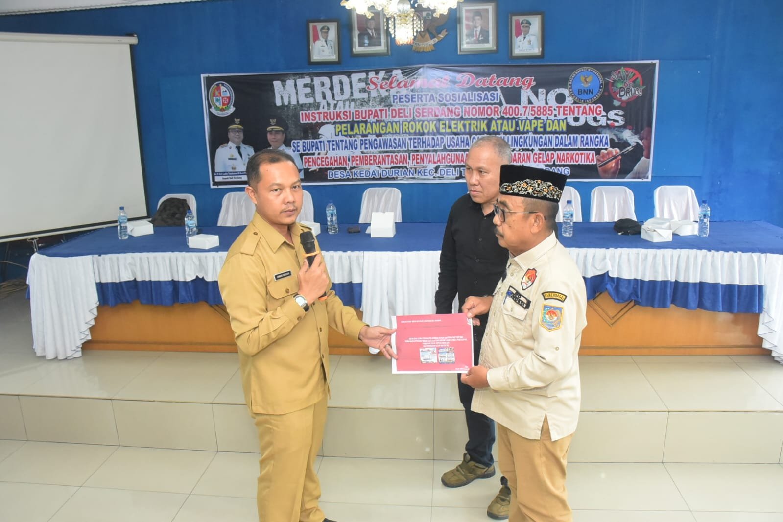 Bupati Deli Serdang Larang Vape bagi ASN, Pengawasan Kafe Diperketat: Relawan Antinarkoba Disiapkan hingga Dusun